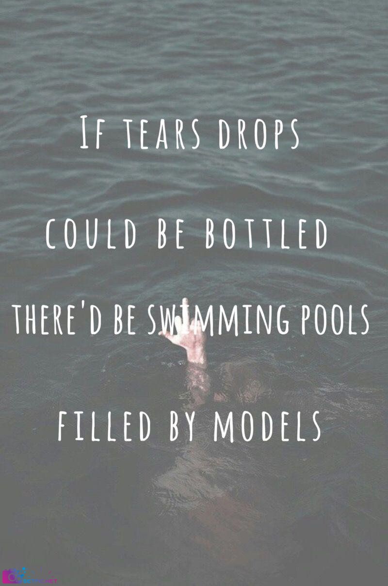 If Tears Drops Could Be Bottled